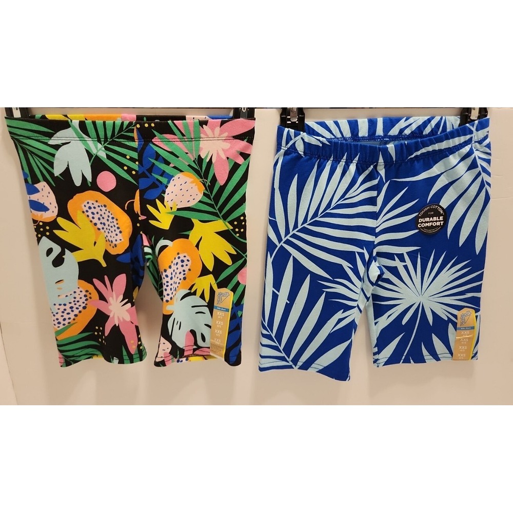 Thereabouts‎ Little & Big Girls Bike Short Size XXS(4/5) 2 pack NWT JC Penney